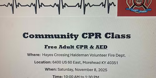 Community CPR and First Aid Class