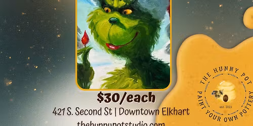 CLASS | Canvas Grinch | Kid Friendly!