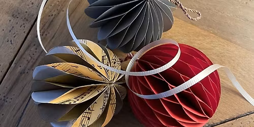 Make Paper Baubles at Papworth Library!