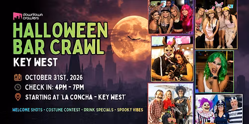 Halloween Bar Crawl 10\/31 - KEY WEST