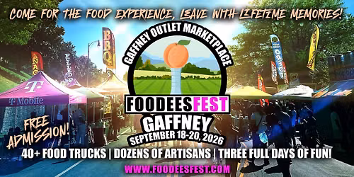 FOODEES FEST IS COMING TO GAFFNEY, SOUTH CAROLINA