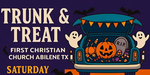Trunk & Treat at First Christian Church Abilene TX