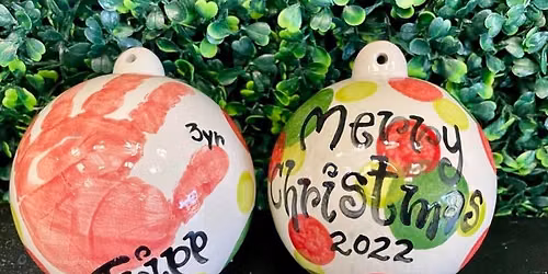 CHRISTMAS Handprint Pottery- Florence
