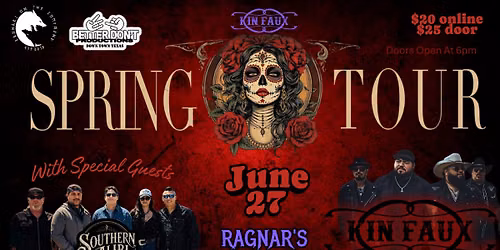 Kin Faux Live with Special Guests Southern Alibi