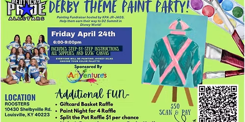 KPA Junior Jags Paint Party Fundraiser @Roosters