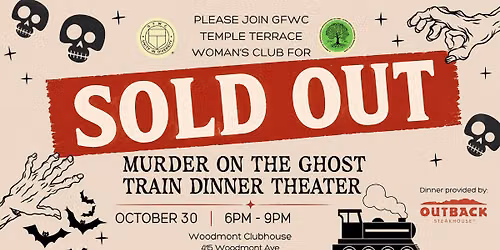 Murder on the Ghost Train - Murder Mystery Dinner