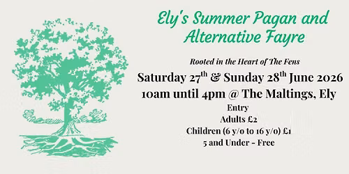 Ely's Summer Pagan and Alternative Fayre 2026