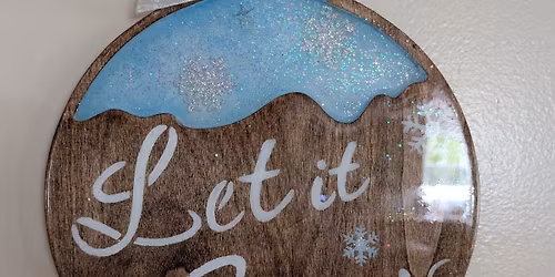 Wood and Resin Cutting Board Paint Night