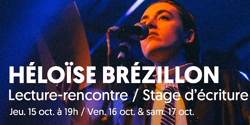 Lecture-rencontre\uff5c He\u0301loi\u0308se Bre\u0301zillon