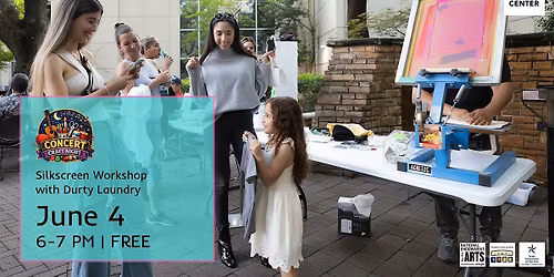 Concert Craft Night: Silk-screening T-Shirts with Durty Laundry