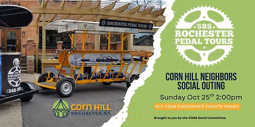 Corn Hill Social Outing with Rochester Pedal Tours