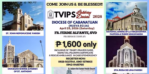 TVIPS Lakbay Dasal 2026 at Diocese of Cabanatuan
