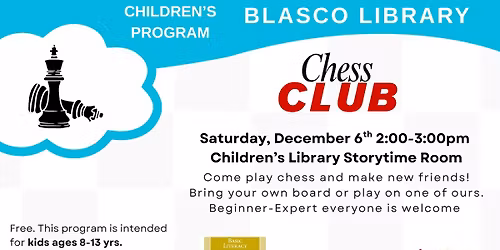 Chess Club @Blasco