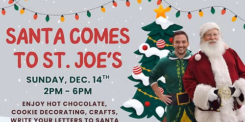 Santa Comes to St. Joes 2025