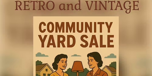 Pin up, retro, vintage, costumes community yard sale 