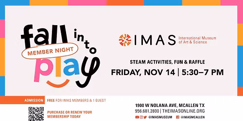 IMAS Member Night: Fall Into Play