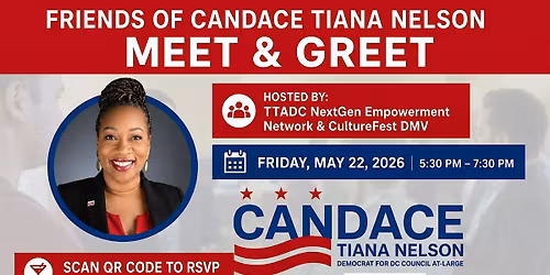 Meet and Greet - Friends of Candace Tiana Nelson