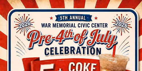 WMCC 2026 Pre-4th of July 5\u00a2 Coke Float Celebration
