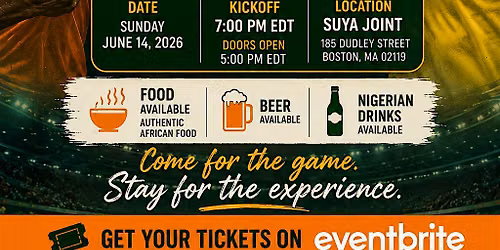 Ivory Coast vs Ecuador World Cup Watch Party @ Suya Joint Providence