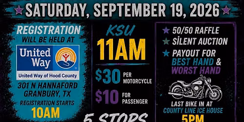 Stronger Together Because YOU Matter Poker Run