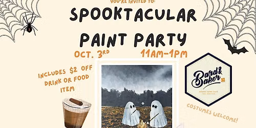 Spooktacular paint party
