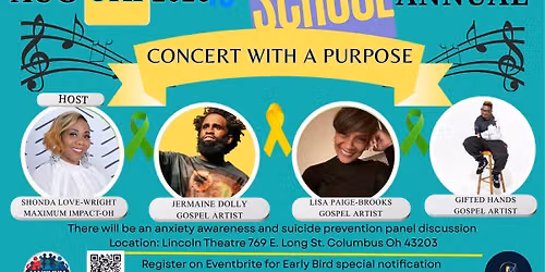 2nd Annual Back-to-School Concert with a Purpose 