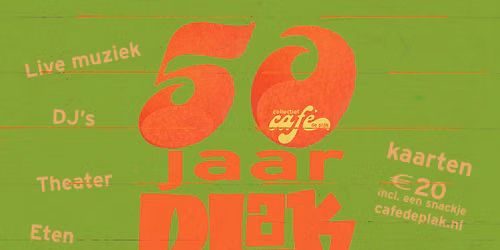 50 jaar Plak