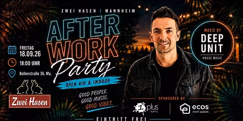 AFTERWORK WEEKEND KICKOFF im ZWEI HASEN Mannheim \ud83c\udf79\ud83c\udfb6