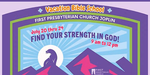 FREE Vacation Bible School at First Presbyterian Church