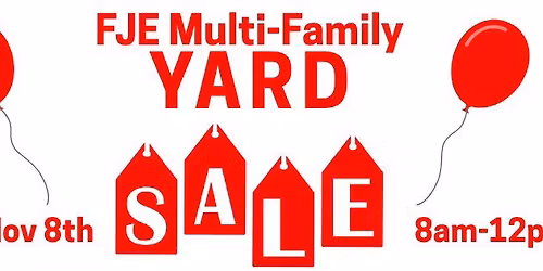 FJE Multi-Family Yard Sale