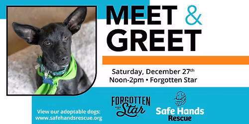 Safe Hands Rescue Meet & Greet at Forgotten Star Brewing