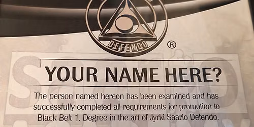 DEFENDO RED - BLACK BELT COURSE