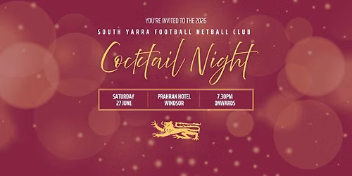 2026 South Yarra FNC Cocktail Night
