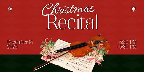 Lauren Carter Vocal Coaching Christmas Recital 2025