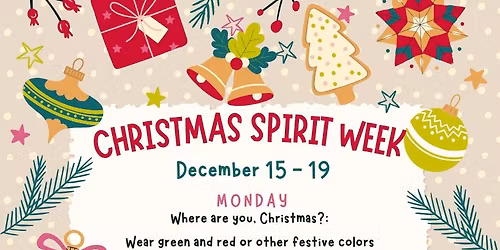 Christmas Spirit Week 