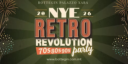 \ud83c\udf89 New Year's Eve Celebration at Bottegin Palazzo Xara! \ud83c\udf89