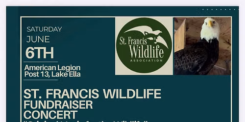 Original Music For Wildlife: St. Francis Wildlife Fundraiser Concert 