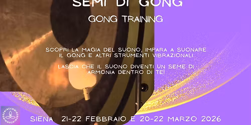 Semi di Gong - Gong Training