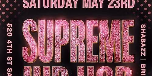Supreme Saturdays at The Grand  Saturday 5.23.26