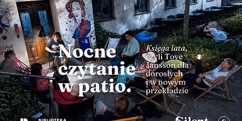 NOCNE CZYTANIE W PATIO #3 | Wsp\u00f3lne czytanie Tove Jansson: \u201eKsi\u0119ga lata\u201d w nowym przek\u0142adzie