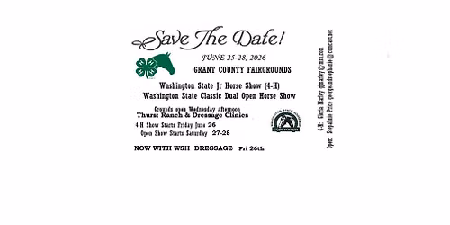 Washington State Jr Horse Show 4-H