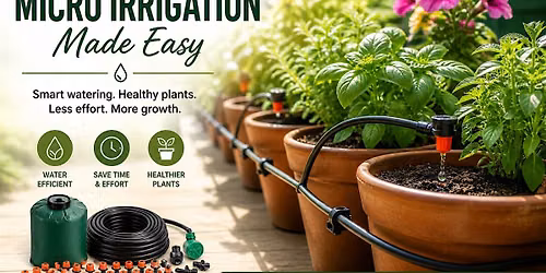 Micro irrigation in your Garden