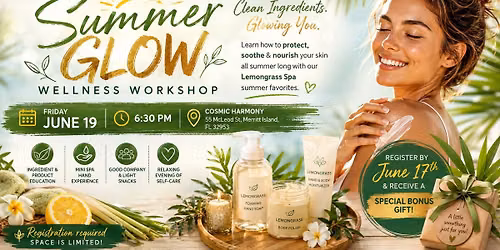 Summer Glow Wellness Workshop!!!! 