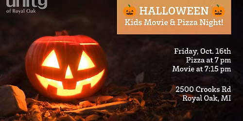 Halloween Kids Movie & Pizza Night