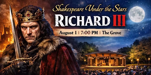 The Cleveland Shakespeare Festival Presents Richard III at The Grove