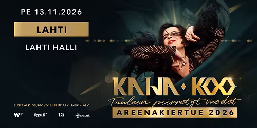 Kaija Koo - Tuuleen piirretyt vuodet -areenakiertue (Lahti Halli)