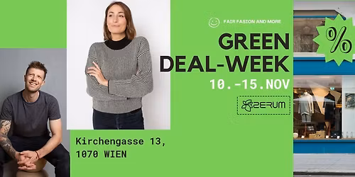 GREEN DEAL WEEK bei ZERUM WIEN