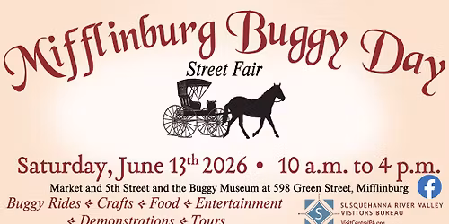 Mifflinburg Buggy Day June 13, 2026