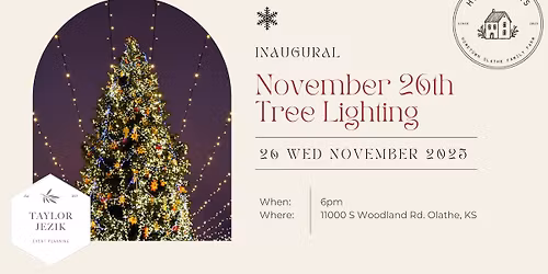 Inaugural Tree Lighting at Hometown Olathe Family Farm | Free Family Event