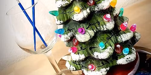 Ceramic Christmas Tree Painting at the Dubuque Arboretum & Botanical Gardens!